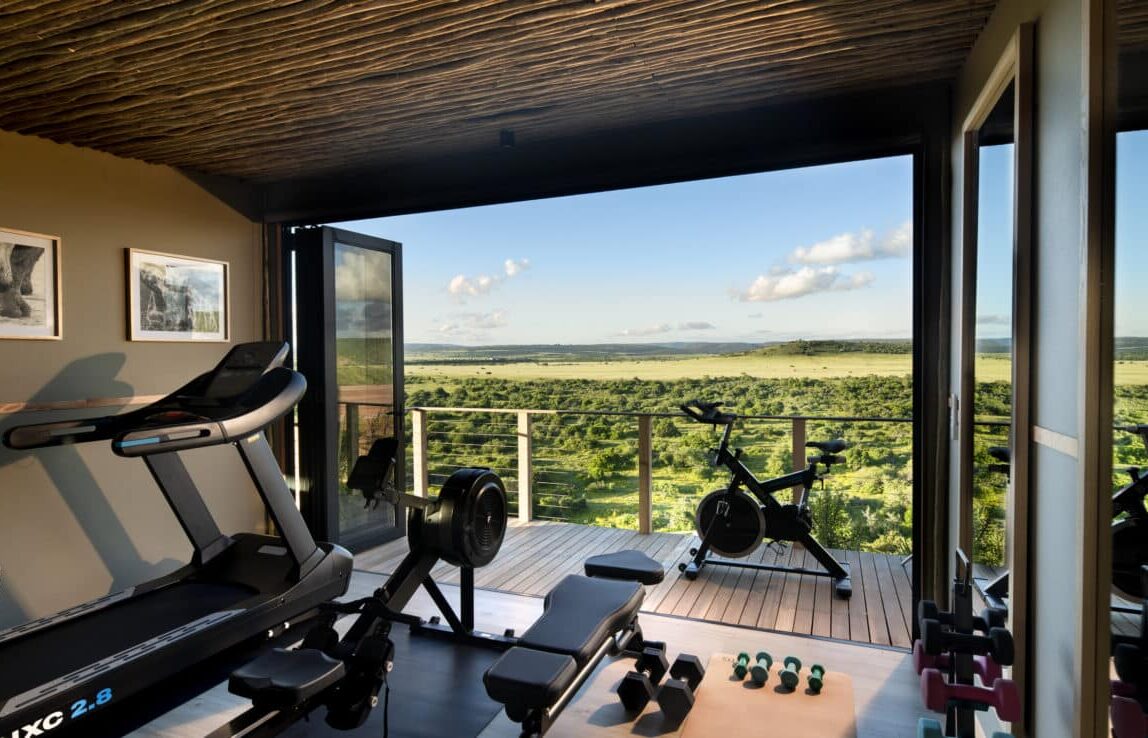 Sustainable Safaris Africa - Journeys - Luxury Eastern Cape Family Safari - Accommodation Gym Area and Equipment
