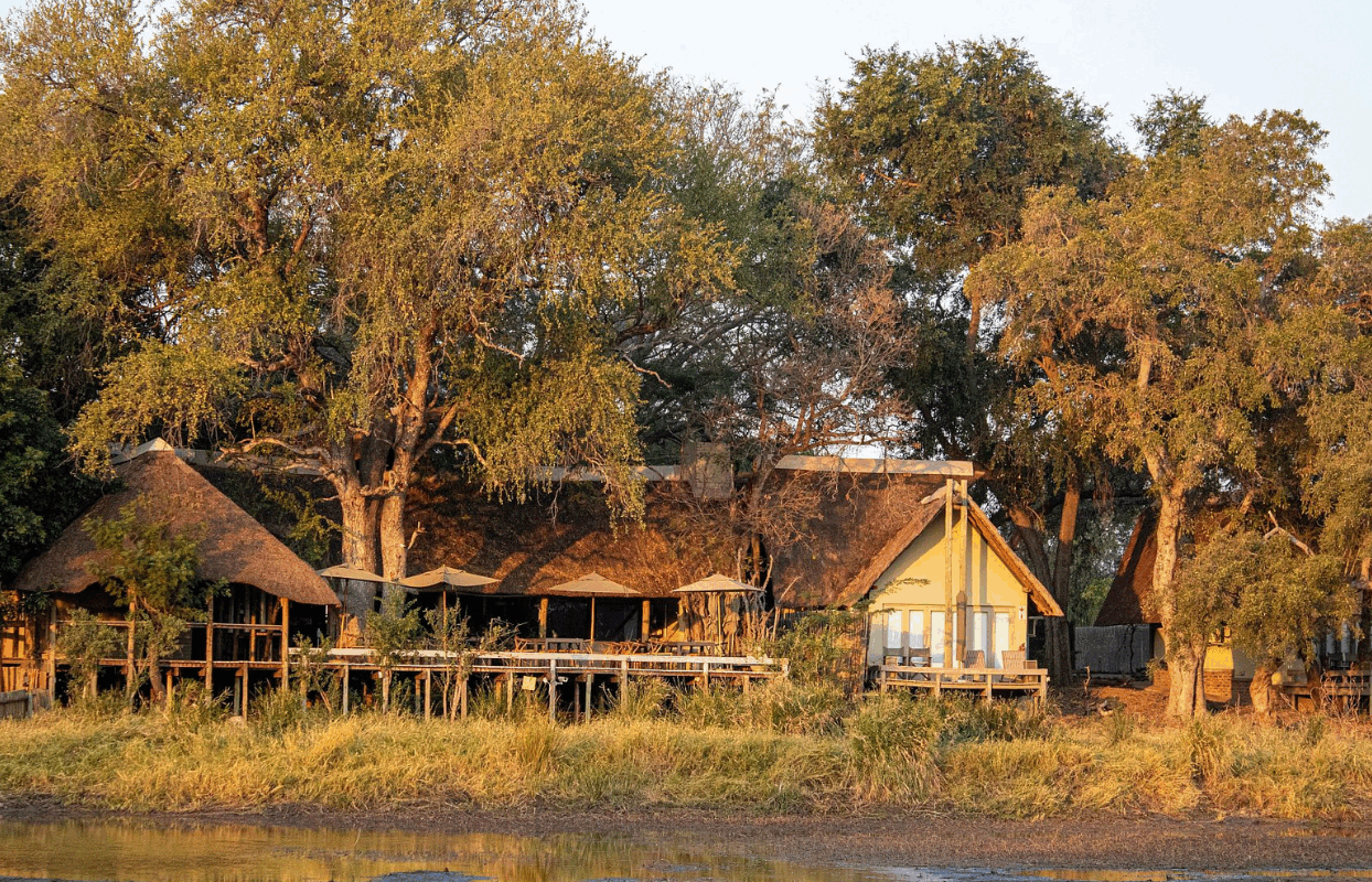 S003-IT2 - Outside View of River Lodge Accommodation Sustainable Safaris Africa - Journeys - Family Friendly Kruger Safari - Outside View of River Lodge Accommodation