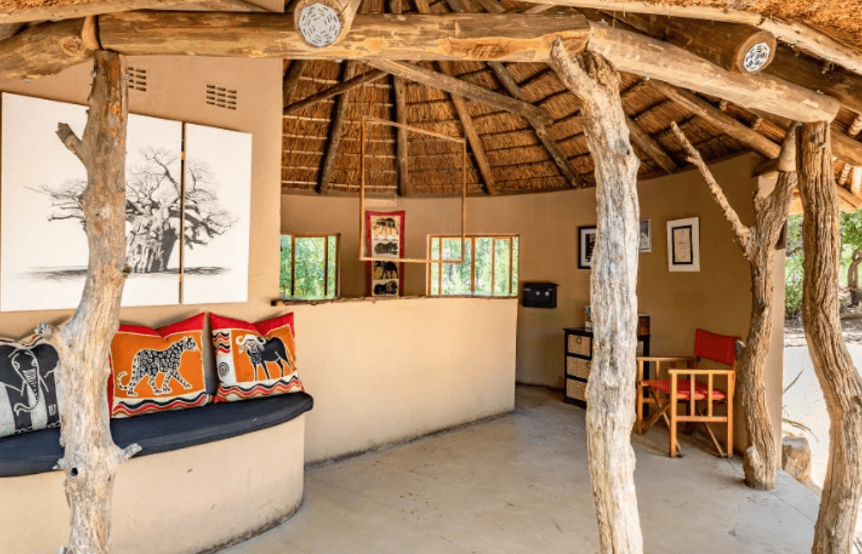 S003-IT1 - Sitting Area and Bar Section Sustainable Safaris Africa - Journeys - Family Friendly Kruger Safari - Sitting Area and Bar Section