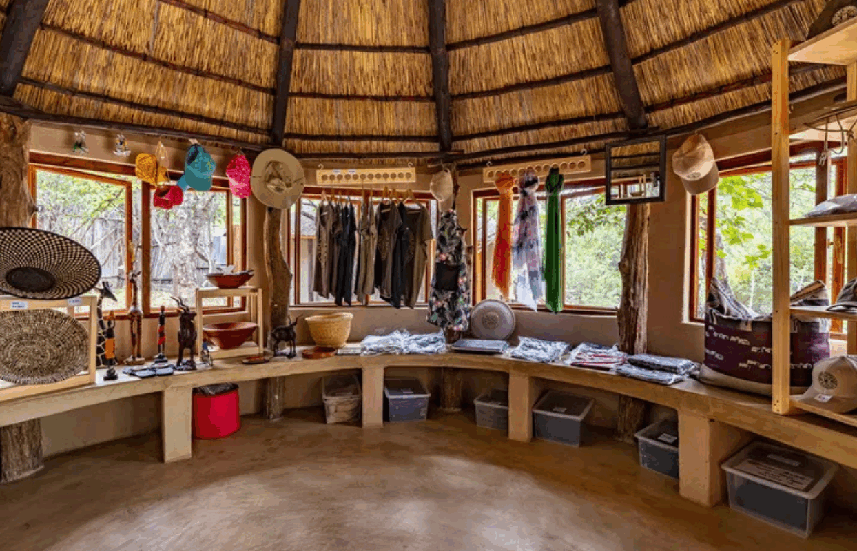 S003-IT1 - Scarves and Hats for Sale at Accommodation Shop Sustainable Safaris Africa - Journeys - Family Friendly Kruger Safari - Scarves and Hats for Sale at Accommodation Shop